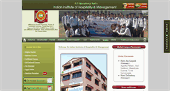 Desktop Screenshot of iihm.co.in